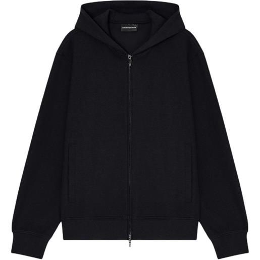 Emporio Armani felpa con cappuccio - nero