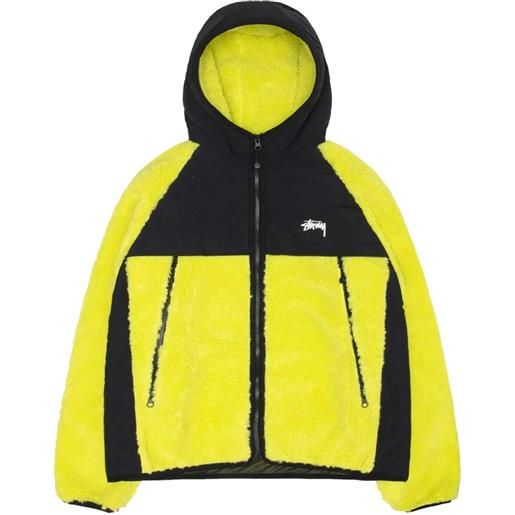 Stüssy giacca con cappuccio - giallo