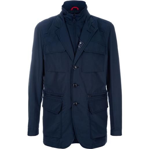 Fay double layer jacket - blu