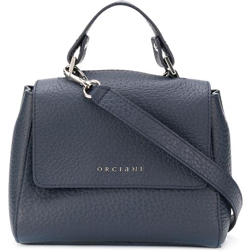 Orciani borsa a spalla squadrata - blu