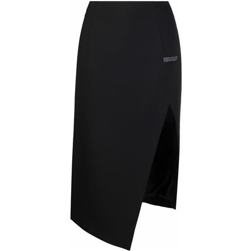 Off-White gonna corporate midi a vita alta - nero