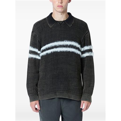 ACHM maglione a righe - nero