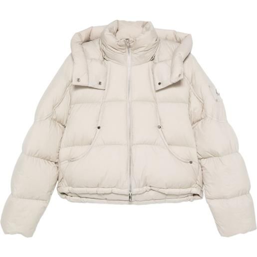 Moose Knuckles piumino con applicazione logo - toni neutri