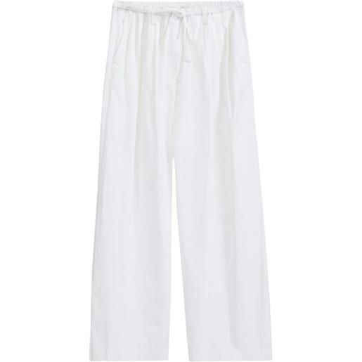 3.1 Phillip Lim pantaloni a gamba ampia con coulisse - bianco