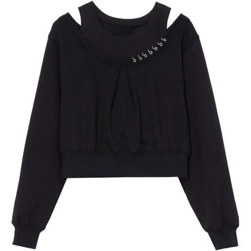 3.1 Phillip Lim top con spalle scoperte - nero