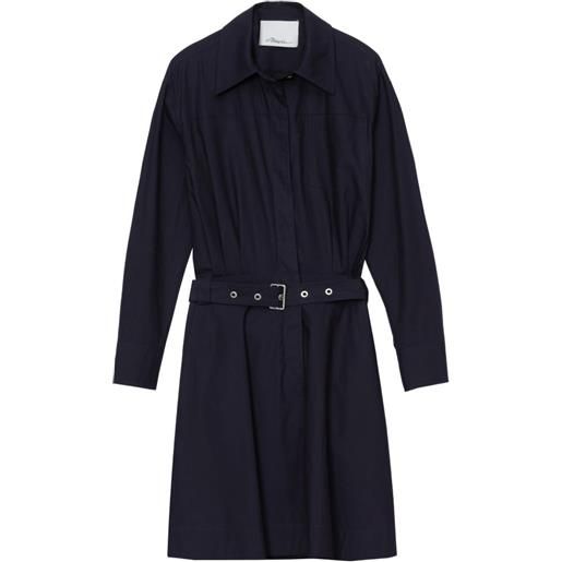 3.1 Phillip Lim abito corto con cintura - blu