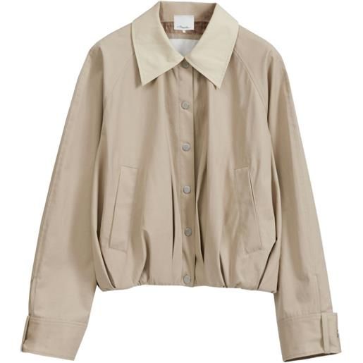 3.1 Phillip Lim giacca con bottoni - toni neutri