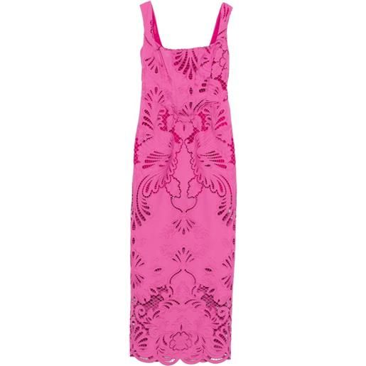 Giuseppe Di Morabito abito lungo con cut-out - rosa