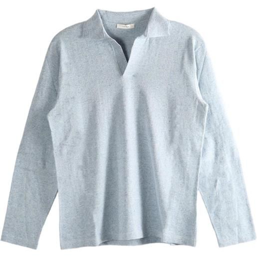 The Row top niosa con scollo a v - blu