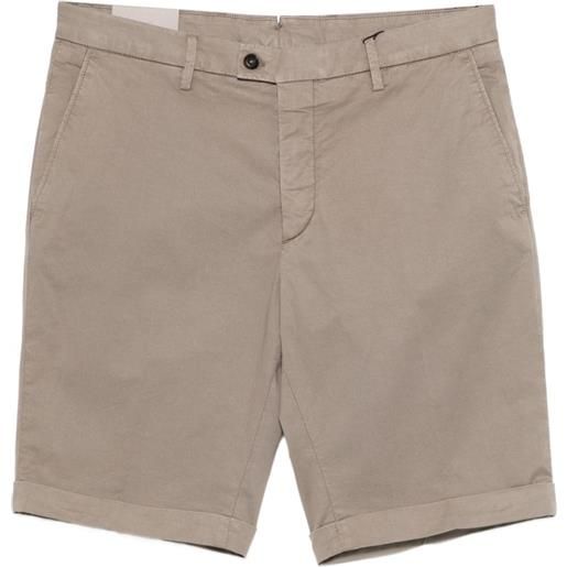 Corneliani shorts con risvolto - toni neutri