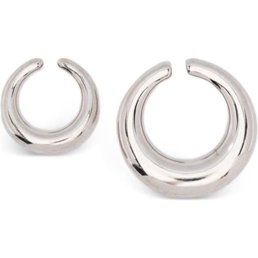 Orecchini Ear Cuff Con Catena E Zirconi – Argento 925 Ipoallergenico, Regolabili, Donna