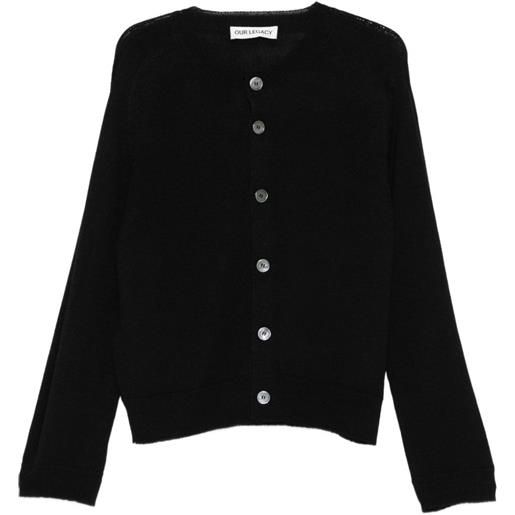 OUR LEGACY cardigan true - nero
