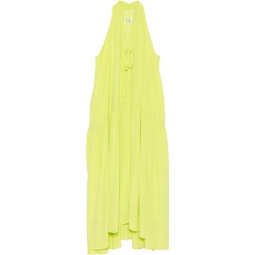 PSOPHIA abito con scollo all'americana - verde