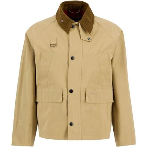 Barbour giacca solar spey a coste - toni neutri