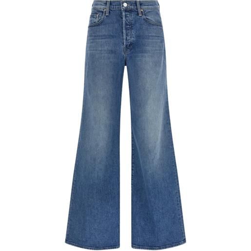 MOTHER jeans the tomcat a gamba ampia - blu