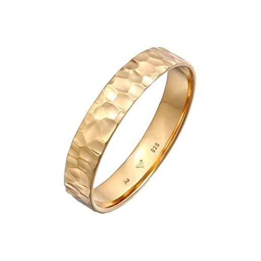 Anello Uomo in Argento 925 Massiccio con Pietra Blu Placcato Oro Chevalier Tondo