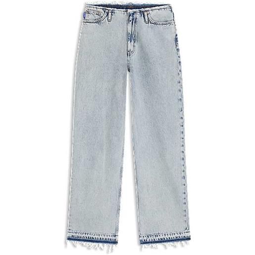 HUGO jeans loose fit in denim rigido blu chiaro, celeste