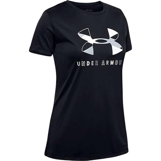 UNDER ARMOUR t-shirt big logo tech bambina
