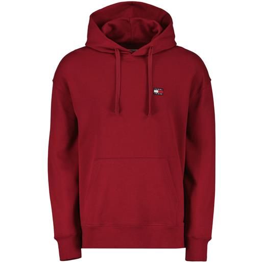TOMMY JEANS felpa con cappuccio relaxed badge