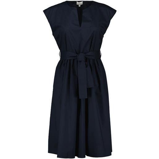 WOOLRICH abito corto in popeline con cintura donna