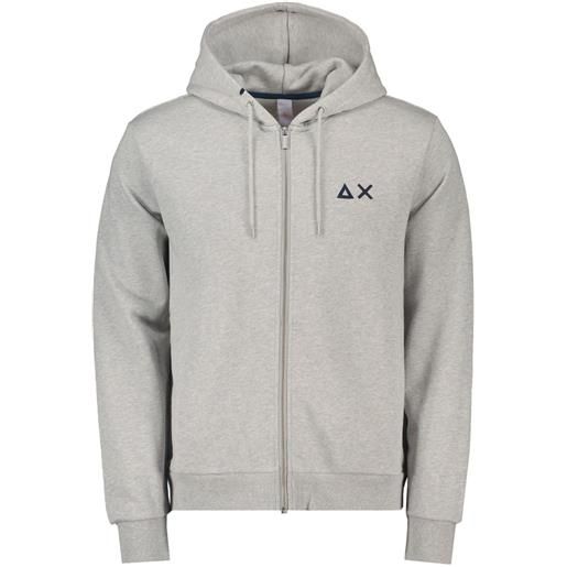 SUN 68 felpa full zip con cappuccio basic