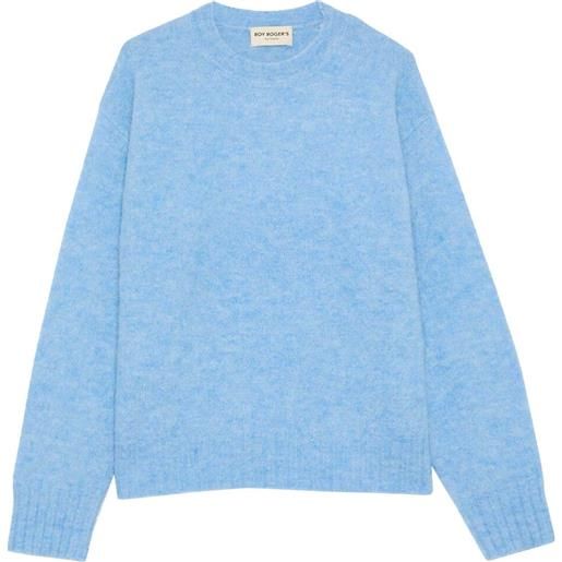 ROY ROGERS maglione girocollo mix alpaca donna