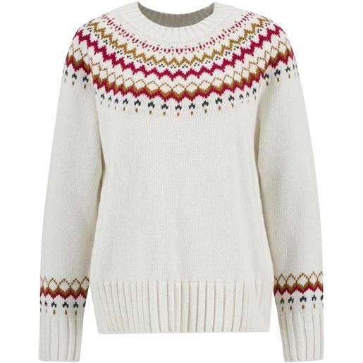 BARBOUR maglione girocollo norvegese tidal donna