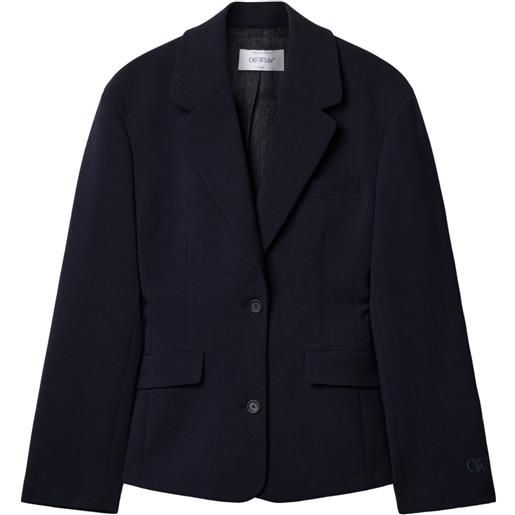 Off-White blazer monopetto - blu