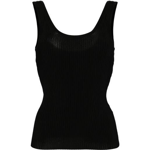 ZIMMERMANN canotta con scollo ampio - nero