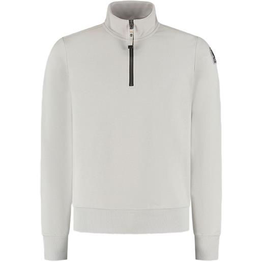 Parajumpers felpa con mezza zip - grigio