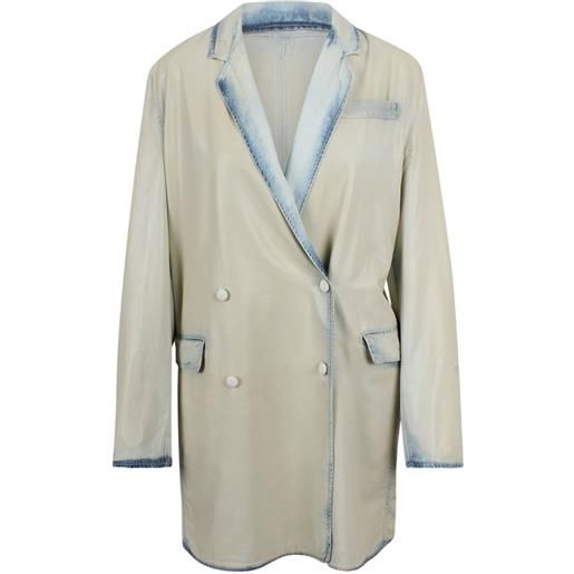 Diesel double-breasted coat - toni neutri