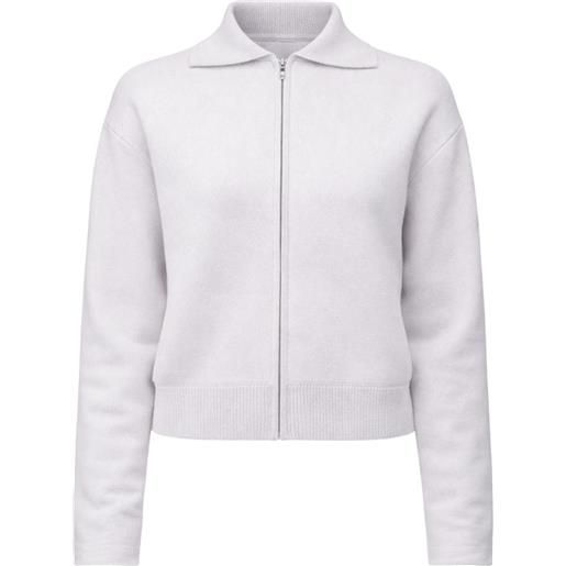 Allude giacca con zip - grigio