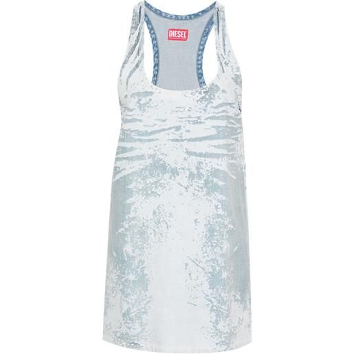 Diesel abito denim de-purva - blu