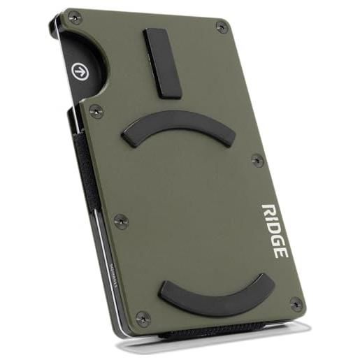 Portafoglio Uomo Minimalista Argento - Porta Carte Metallo RFID
