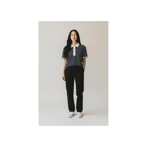 Guess per donna. W6gp17k2946 palo di alfonsina marina [3303353], casual, viscosa, manica corta, navy