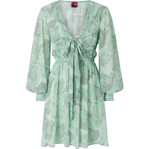 PINKO abito a fiori - verde