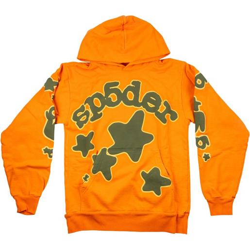 SP5DER felpa con cappuccio - arancione