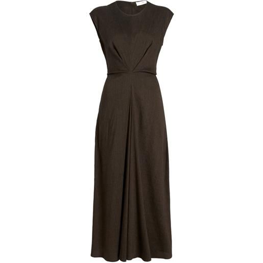 Proenza Schouler White Label abito lungo miranda - marrone