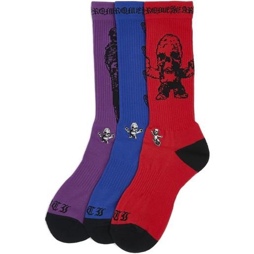 Chrome Hearts calzini foti - viola