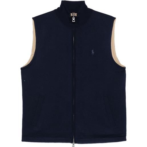 Polo Ralph Lauren gilet reversibile - blu