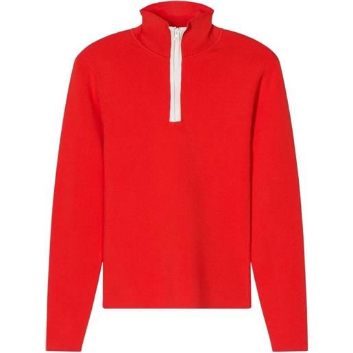 Closed maglione con mezza zip - rosso