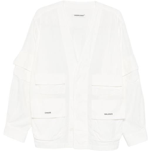 Undercover giacca con scollo a v - bianco