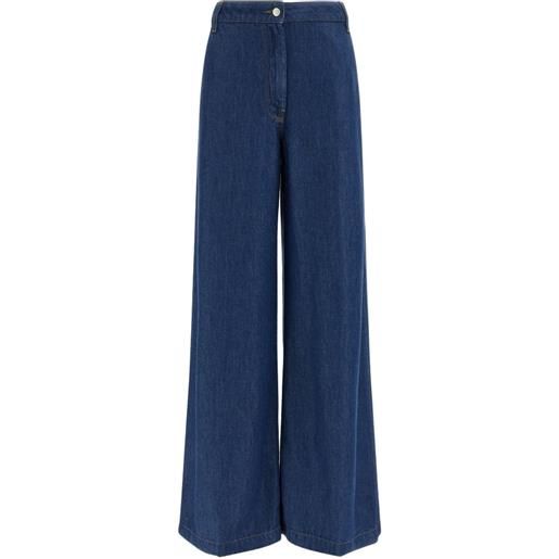Nude jeans tilda a gamba ampia - blu