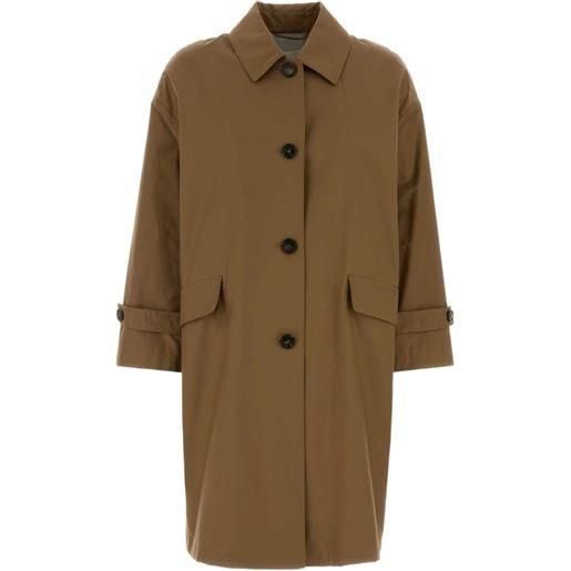 Max Mara soprabito petali con tasche - marrone