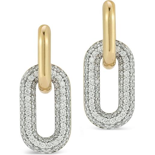 Walters Faith orecchini pendenti morrell con diamanti - oro