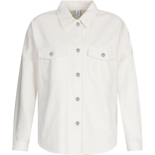 LIU JO giacca denim - toni neutri