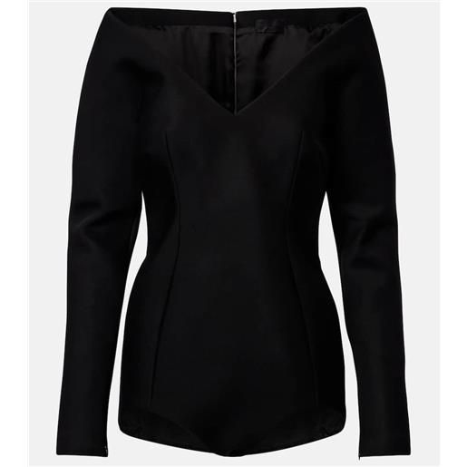 Mugler body in misto lana