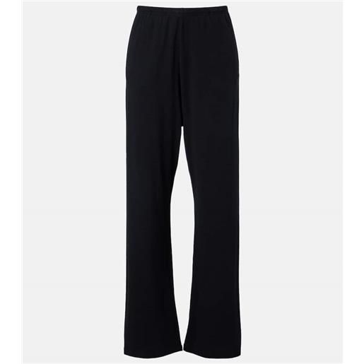 The Row pantaloni sportivi kohana in cotone