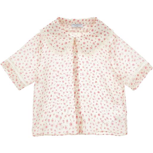 Monnalisa camicia georgette in fantasia