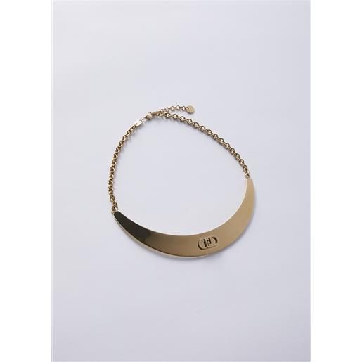 LIUJO liu jo collana a mezza luna, color oro